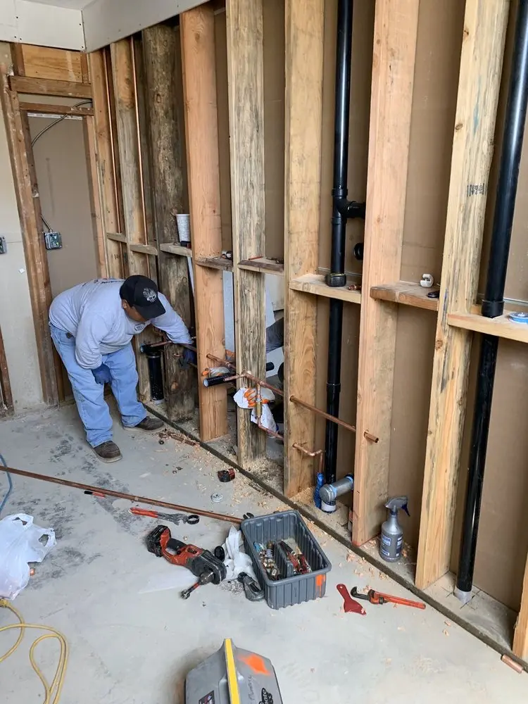 Commercial rough-in plumbing for Gas Line Repair in Edinburg Park
